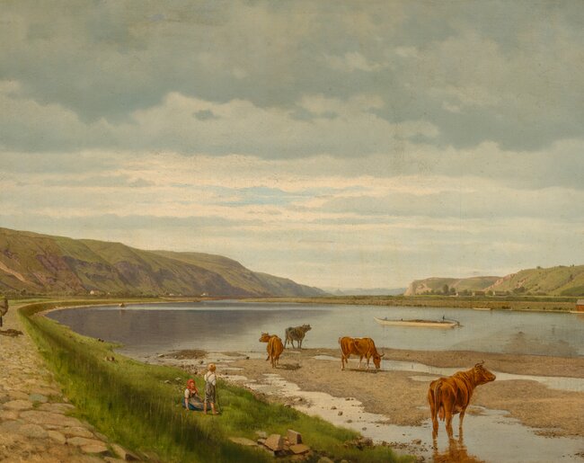 Bedřich Havránek – Na břehu vltavském (Vltava u Chuchle) | © Národní galerie v Praze Bedřich Havránek – Na břehu vltavském (Vltava u Chuchle) | © Národní galerie v Praze